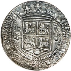 1073- Mexico. 8 Reales, No Date-M (Mexico City, c. 1535