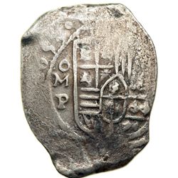 Mexico. Cob 8 Reales, 1653-Mo P. F