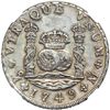Image 1 : Mexico. 8 Reales, 1749-Mo MF. NGC EF