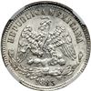 Image 2 : Mexico. 25 Centavos, 1883-Go B. NGC MS63