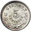 Image 1 : Mexico. 5 Centavos, 1886-Go R. PCGS MS66