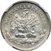 Image 2 : Mexico. 25 Centavos, 1888-Go R. NGC MS61