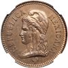 Image 1 : Mexico. Pattern 2 Centavos, 1890. NGC MS63