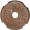Image 2 : Palestine. 20 Mils, 1944. NGC MS63