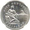 Image 1 : Philippines. 5 Centavos, 1904. NGC PF62