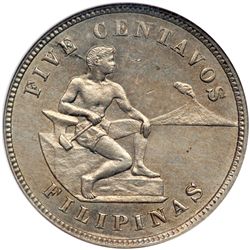 Philippines. 5 Centavos, 1928-M. NGC MS64