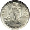 Image 1 : Philippines. Mint Error 20 Centavos, 1945-D. NGC MS64