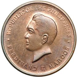 Philippines. Trial Strike Peso, ND (1968). UNC