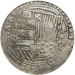 Spanish Colonies - Peru. Shipwreck 8 Reales, ND (1577-92)-P D