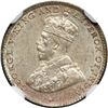 Image 1 : Straits Settlements. 5 Cents, 1918. NGC MS61