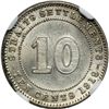 Image 2 : Straits Settlements. 10 Cents, 1919. NGC MS62