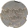 Image 2 : Sweden. 2 Mark, 1696. NGC VF35
