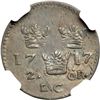 Image 2 : Sweden. 2 Ore, 1717-LC. NGC EF45