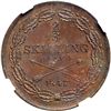 Image 2 : Sweden. 2/3 Skilling, 1847. NGC MS62