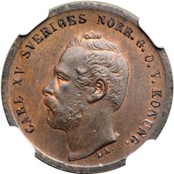 Sweden. Ore, 1864-L. A. NGC MS65