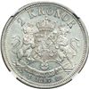 Image 2 : Sweden. 2 Kronor, 1897-EB. NGC AU58
