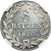 Image 2 : Switzerland - Zurich. 8 Batzen, 1810-B. NGC MS64