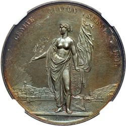 Switzerland. Medal, 1851. NGC MS62