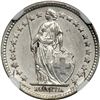 Image 1 : Switzerland. 1/2 Franc, 1875-B. NGC AU