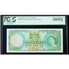 Image 1 : Fiji SCWPM# 53a, 1.7.1954 1 Pound. PCGS Choice About Ne