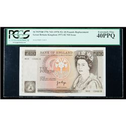 Great Britain SCWPM# 379r, ND (1978-92) 10 Pounds Repla