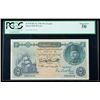 Image 1 : Egypt SCWPM# 25a, 1946-50 5 Pounds. PCGS About New 50