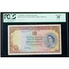 Image 1 : Rhodesia & Nyasaland SCWPM# 23a, 3.7.1959 10 Pounds. PC