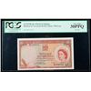 Image 1 : Rhodesia & Nyasaland SCWPM# 20a, 30.3.1957 10 Shillings