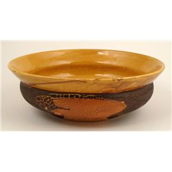 Royal Haeger Pottery Bowl Caramel Tone Glaze
