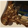 Image 4 : Large 4 Ft Gilded Custom Made 3 Pc Vintage Mirror