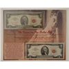 Image 1 : Curse of the $2 Bill Set on Sheet 2 1963 Notes 1 Gem CU