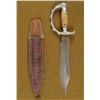 Image 1 : VINTAGE MEXICAN FIGHTING KNIFE AND SCABBARD
