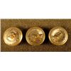 Image 2 : 3 Civil War Orig Gilt Naval Buttons Waterbury