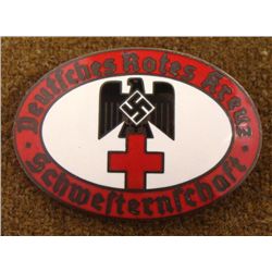 NAZI WWII ORIG DRK/DEUTSCHES ROTES KREUZ BROOCH R CROSS