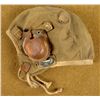 Image 2 : WWII AAF U.S. TYPE A-9 KHAKI CANVAS FLIGHT HELMET