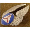Image 3 : WWII PERIOD CIVILIAN AIR PATROL SILVER VISOR INSIGNIA