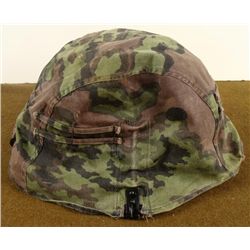 WWII NAZI GERMAN HELMET REVERSIBLE CAMOUFLAGE COVER