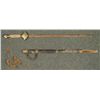 Image 2 : OLD CHINESE SWORD AND SCABBARD--RAYSKIN GRIP 39"