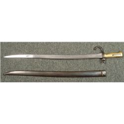 1871 FRENCH M1866 SABRE & BAYONETCHATELLERAULT ARSENAL