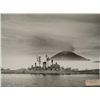 Image 2 : 4 WWI & WWII FRAMED BATTLESHIP PHOTOS