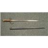Image 3 : FRENCH M1874 EPEE SWORD BAYONET AND SCABBARD 1877 ORIG