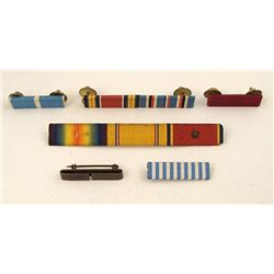 SIX WWII RIBBON BARS