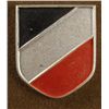 Image 4 : NAZI WWII AFRIKA KORPS (AK) PITH HELMET-3 COLOR SHIELD