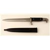 Image 2 : QUALITY EAGLE HEAD NAZI BAYONET W/SWASTIKA-WELL MADE