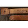 Image 3 : OFFICER'S WWII WIDE LEATHER DRESS BELT W/ BRASS BUCKEL