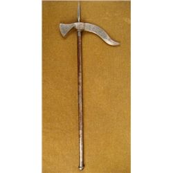 OLD STEEL SWISS BATTLE AXE
