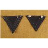 Image 2 : TWO ORIGINAL NAZI DOUBLE CHEVRON RANK PATCHES
