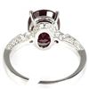 Image 3 : Genuine 5.02 ctw Ruby & Diamond Ring 18kt Gold-White