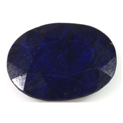 30.28 ctw Dark Blue Sappire Loose Oval