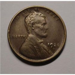 1920-D LINCOLN CENT AU